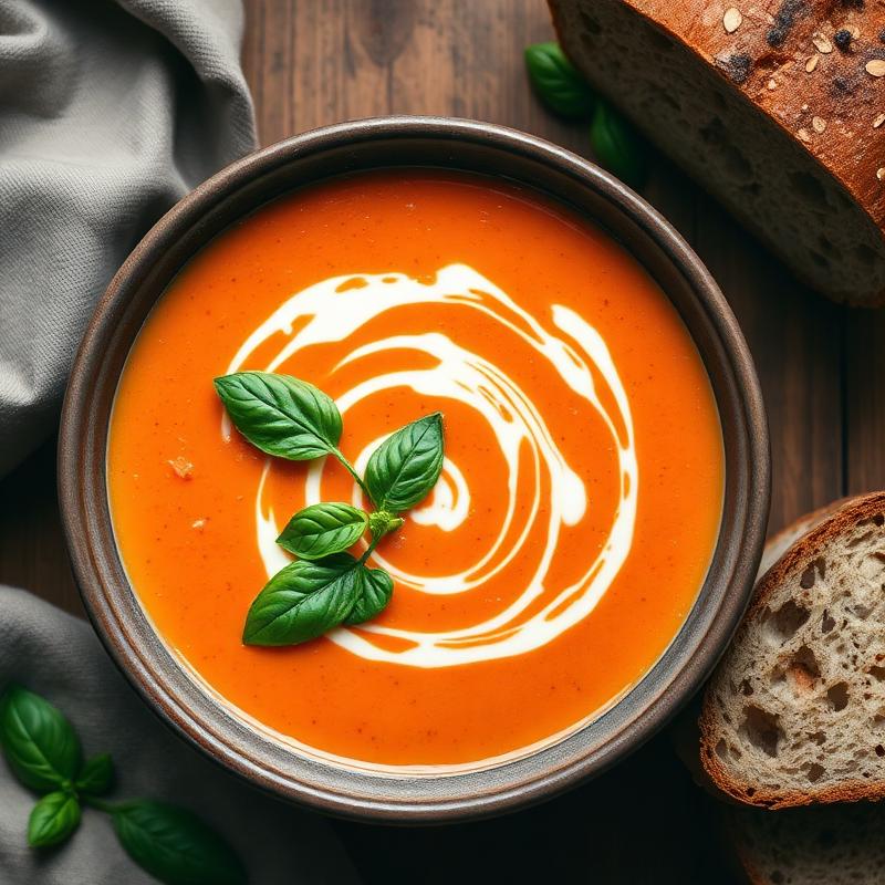 Krämig tomatsoppa